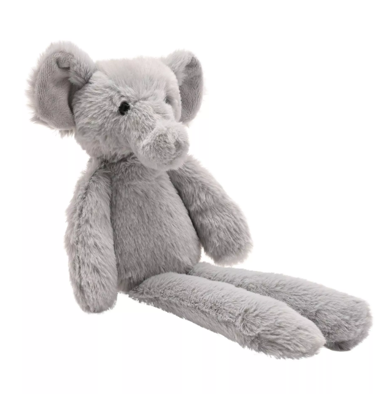 Softies Nelly The Plush Long Leg Grey Elephant 35 cm