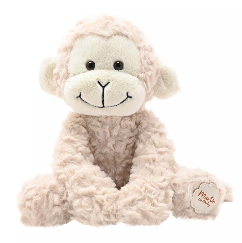 Softies Martin The Plush Sitting Light Brown Monkey 22 cm