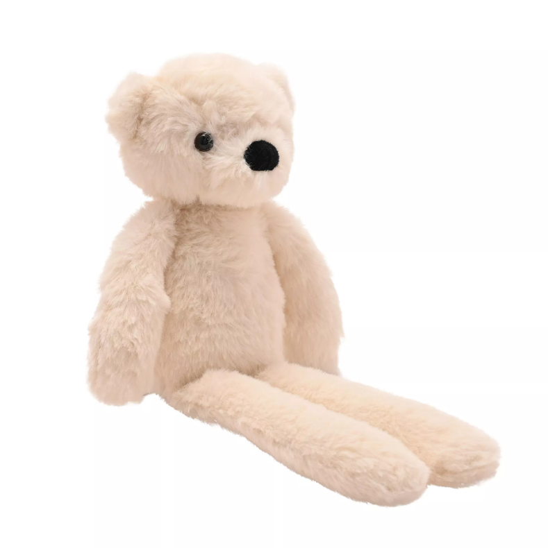 Softies Lola The Long Leg Plush Cream Teddy Bear 30 cm