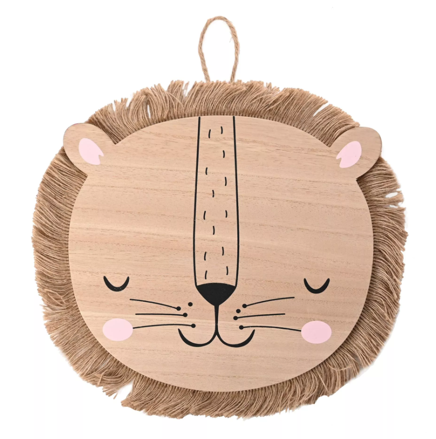 Petit Cheri Hanging Lion Head 40cm