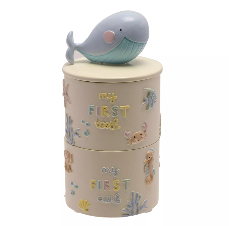 Petit Cheri Resin Sea First Tooth and Curl Box