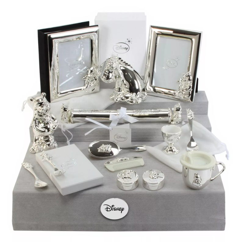 Disney Winnie the Pooh Silverplated Fork & Spoon Set