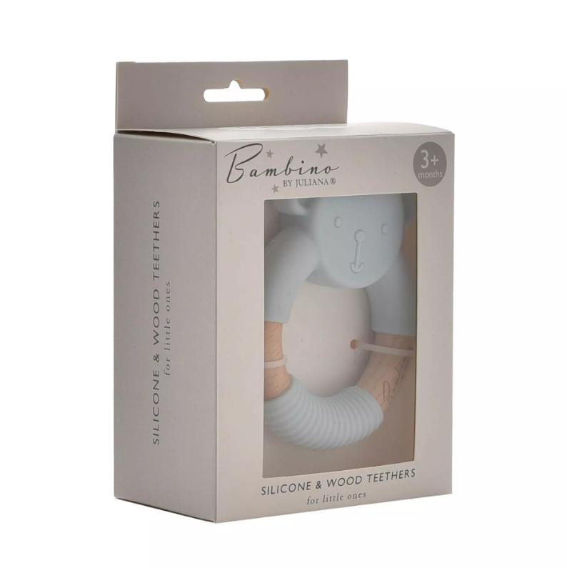 Bambino Teddy Teether Blue