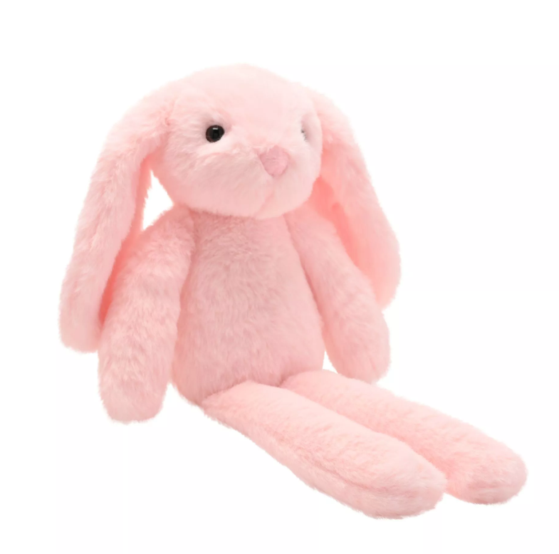 Softies Katie The Plush Long Leg Light Pink Bunny 35cm