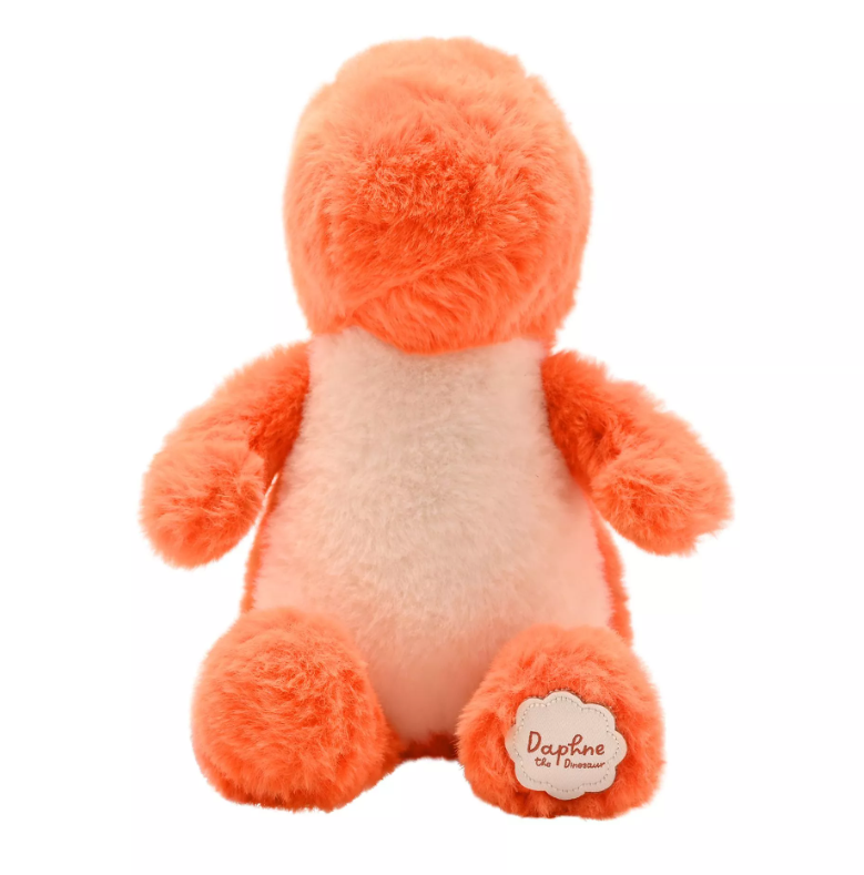 Softies Daphne The Plush Sitting Orange Dinosaur 21 cm