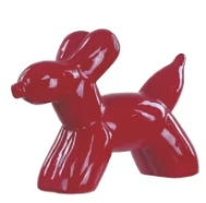 Glazed Red Balloon Dog Large