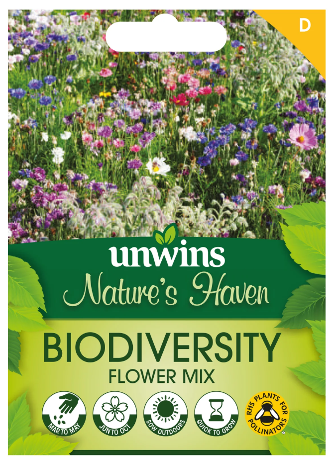 Unwins Nature's Haven Biodiversity Flower Mix Seeds