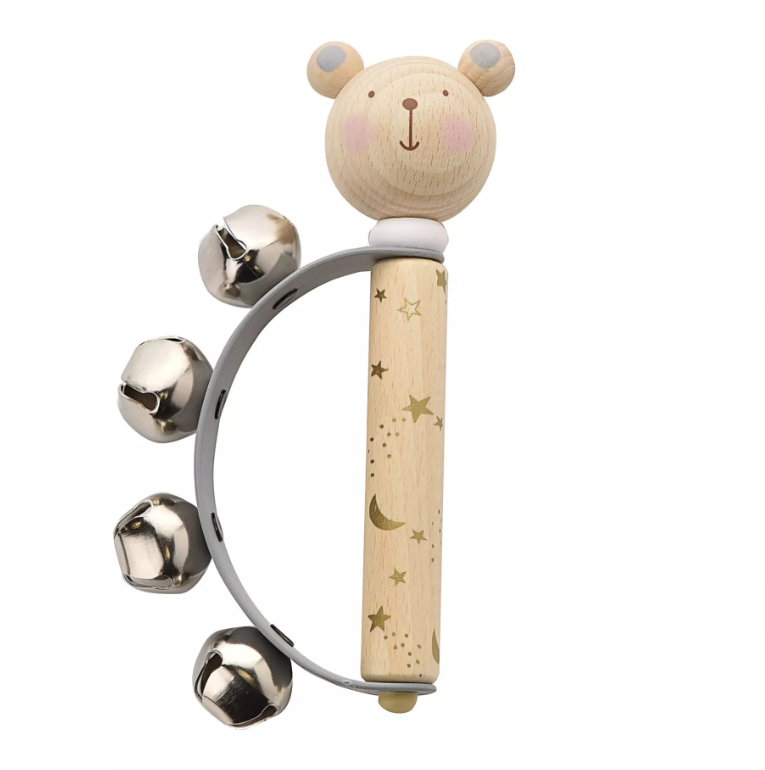 Bambino Toy Wooden Handbells Assorted