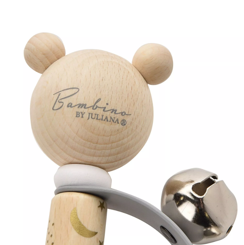 Bambino Toy Wooden Handbells Assorted
