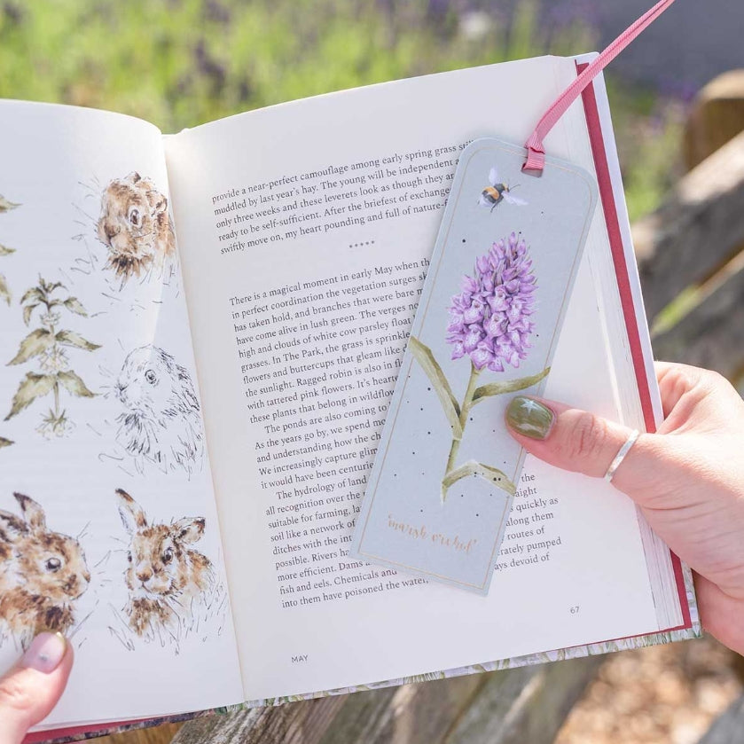 Wrendale 'The Marsh Orchid' Bee Bookmark