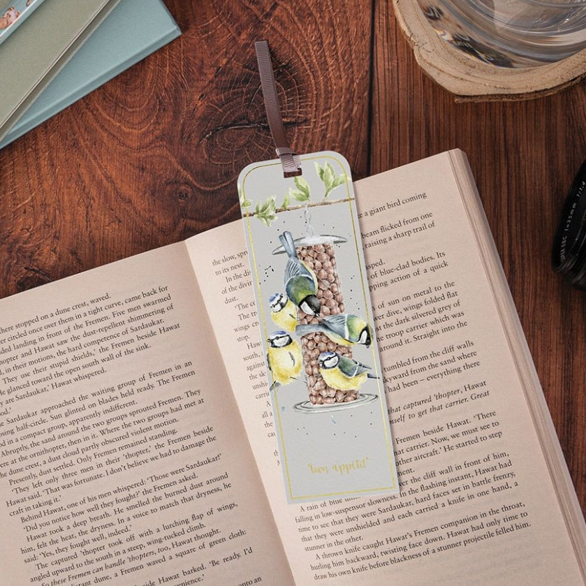 Wrendale 'Bon Appétit' Bluetit Bookmark