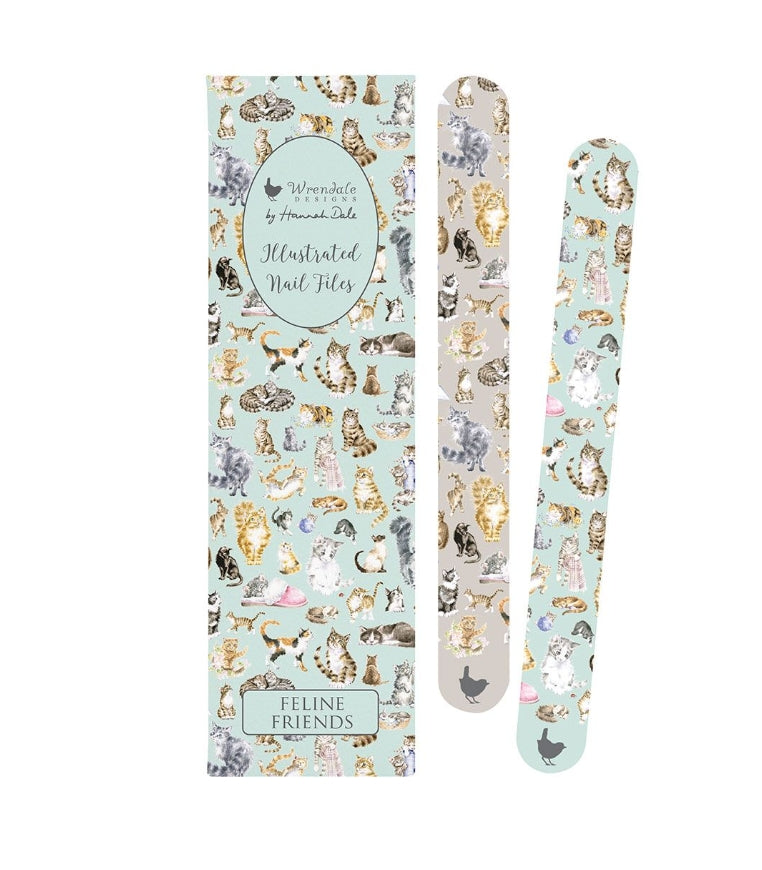 Wrendale 'Feline Friends' Cat Nail File Set
