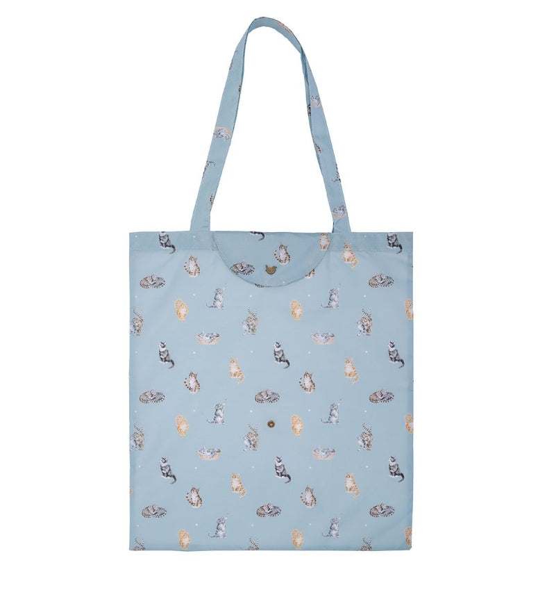 Wrendale 'Feline Friends' Cat Foldable Shopping Bag