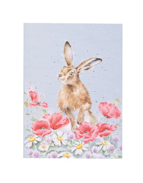 Wrendale 'Field of Flowers' Hare A6 Notebook