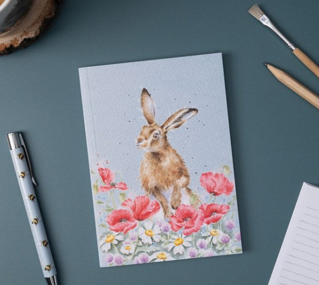 Wrendale 'Field of Flowers' Hare A6 Notebook