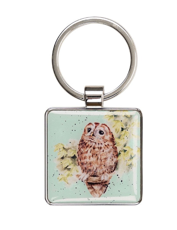 Wrendale 'Treetops' Owl Keyring