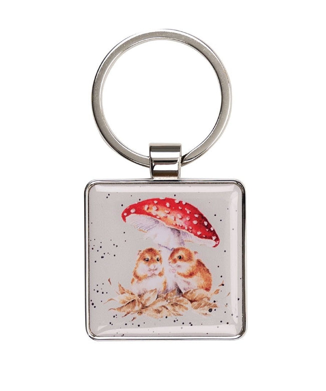 Wrendale 'Mushroom in my Heart' Mouse Keyring