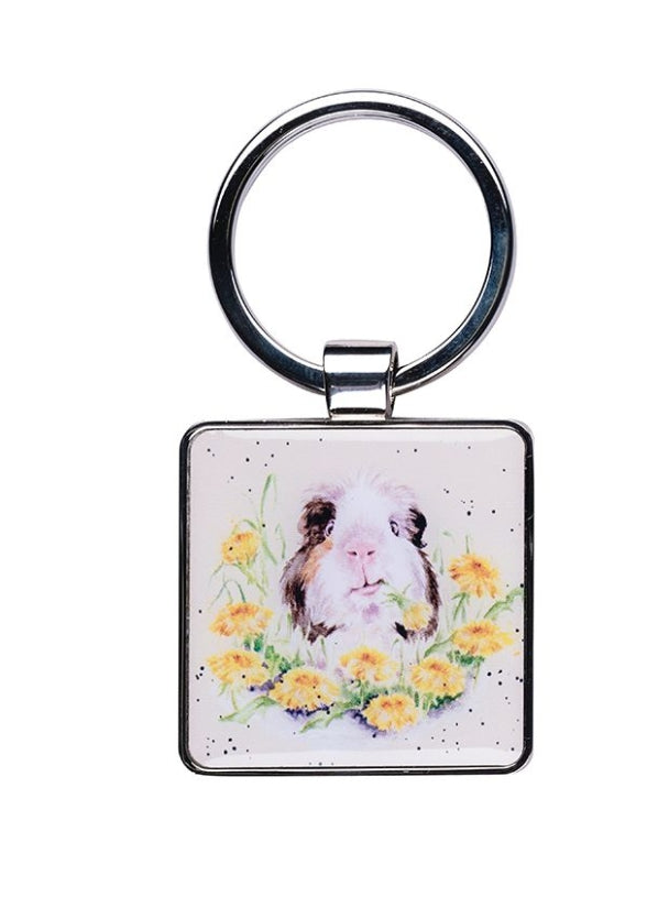 Wrendale 'Dandy Day' Guinea Pig Keyring