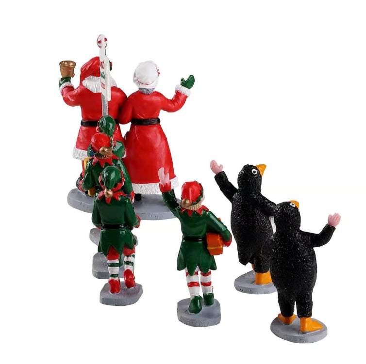 Lemax Santa's Elf Parade Set Of 7 23592