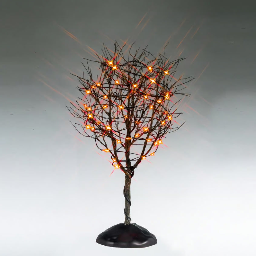 Lemax Dry Tree With Orange Lights 54520