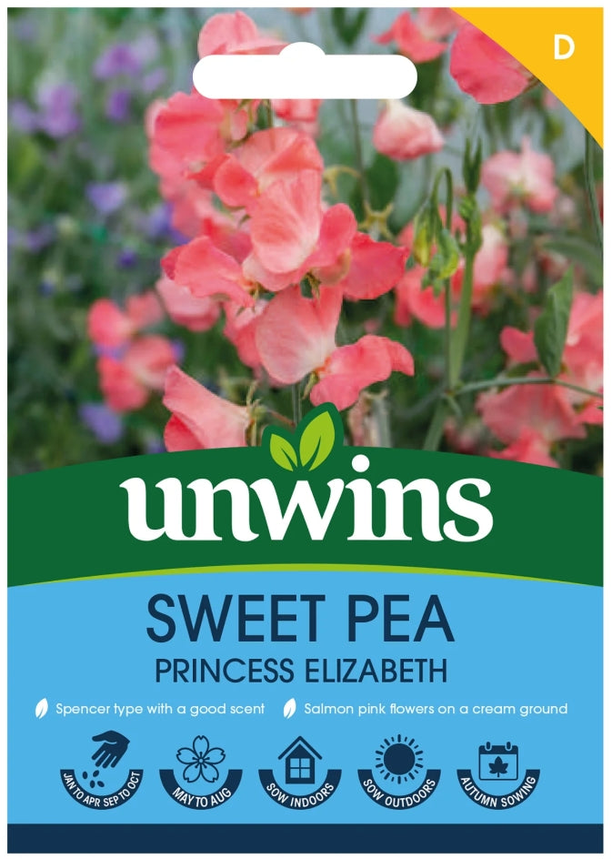 Unwins Sweet Pea Princess Elizabeth
