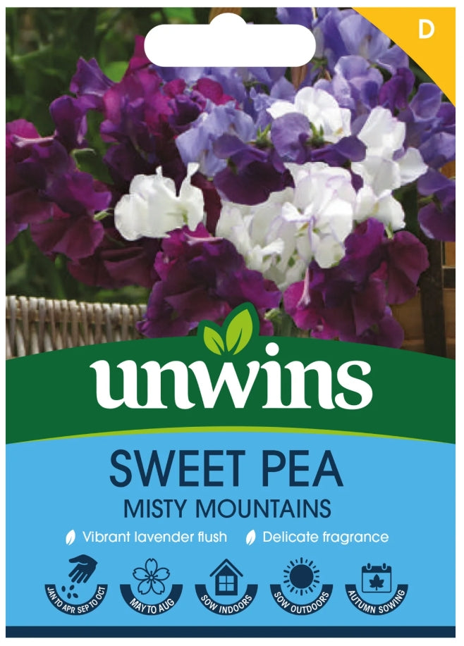Unwins Sweet Pea Misty Mountains