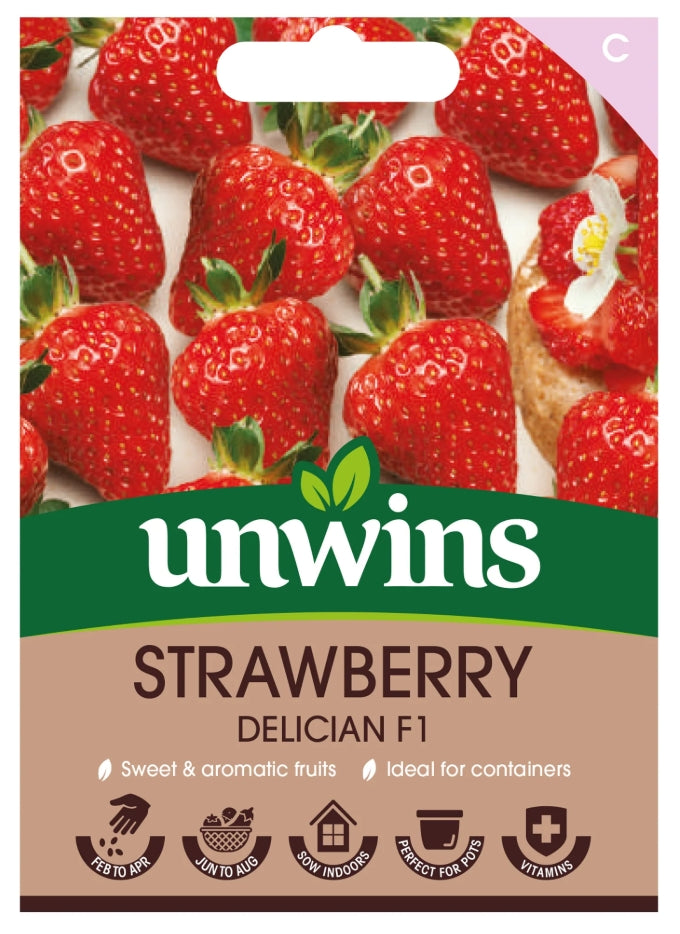Unwins Strawberry Delician F1 Seeds