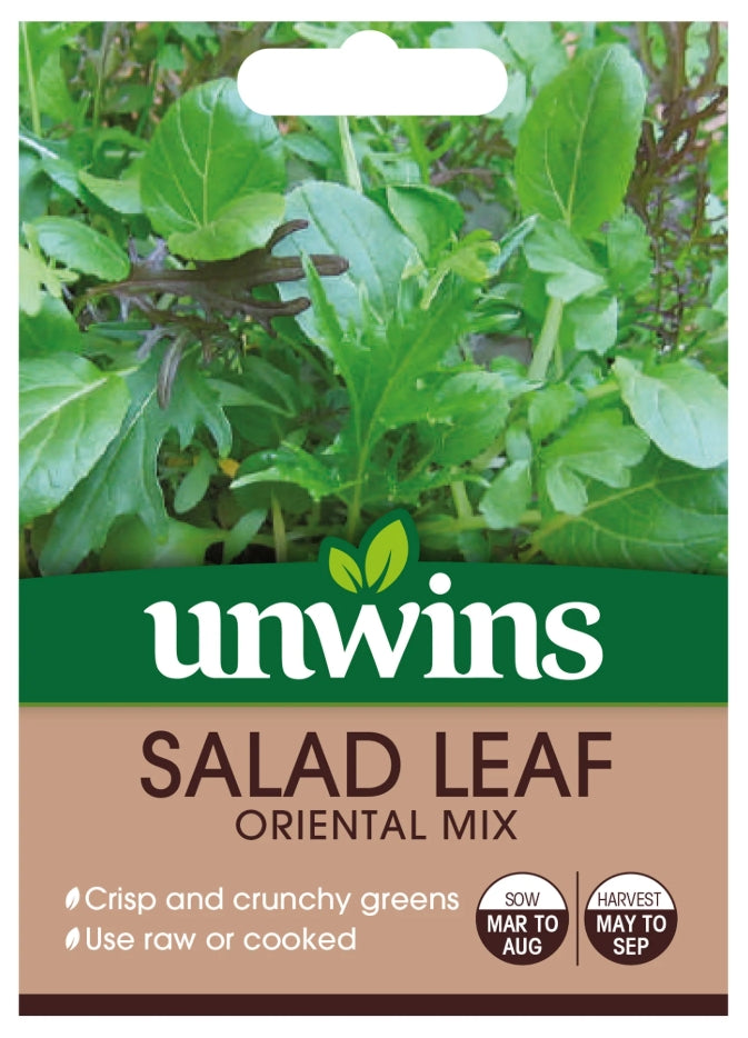 Unwins Salad Leaf Oriental Mix Seeds