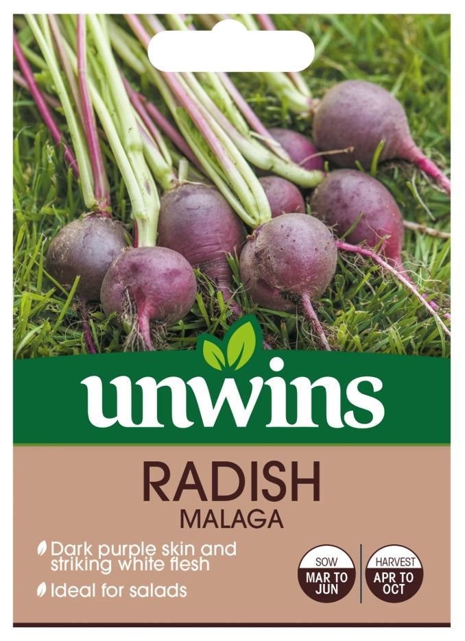 Unwins Radish Malaga Seeds