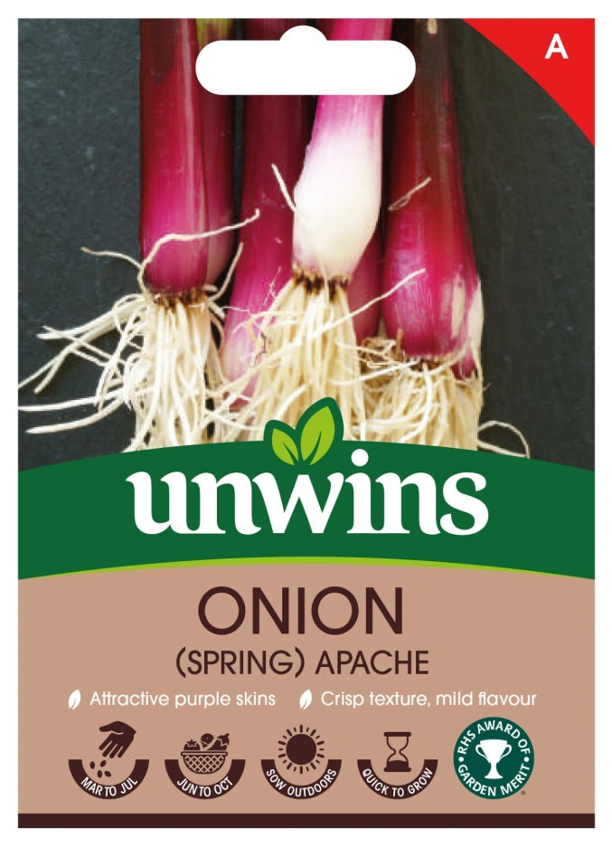 Unwins Spring Onion Apache Seeds