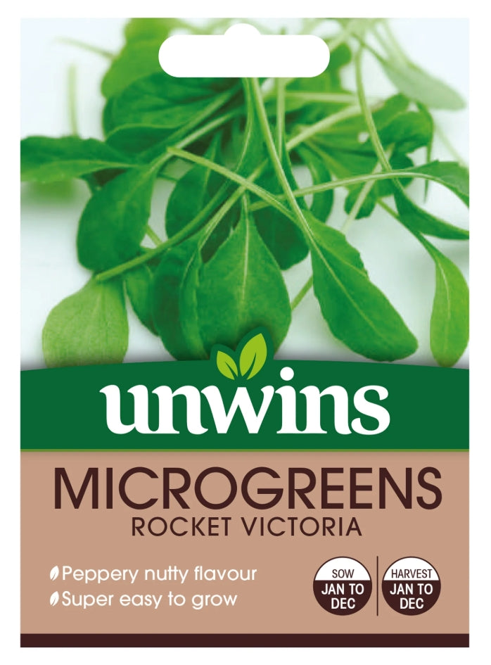 Unwins MicroGreens Rocket Victoria Seeds