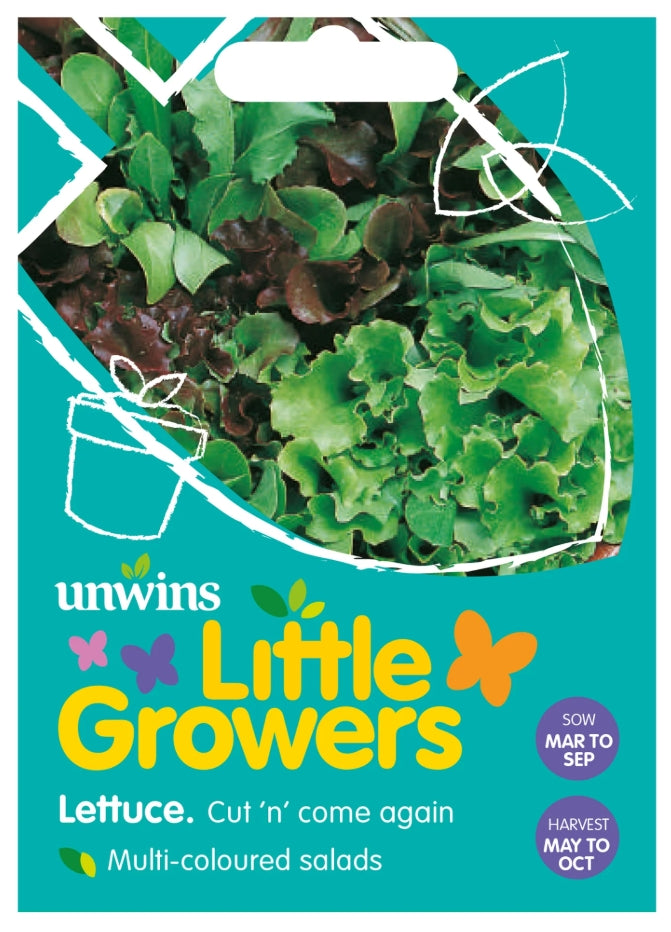 Unwins Little Growers Lettuce Cut n' come again Seeds