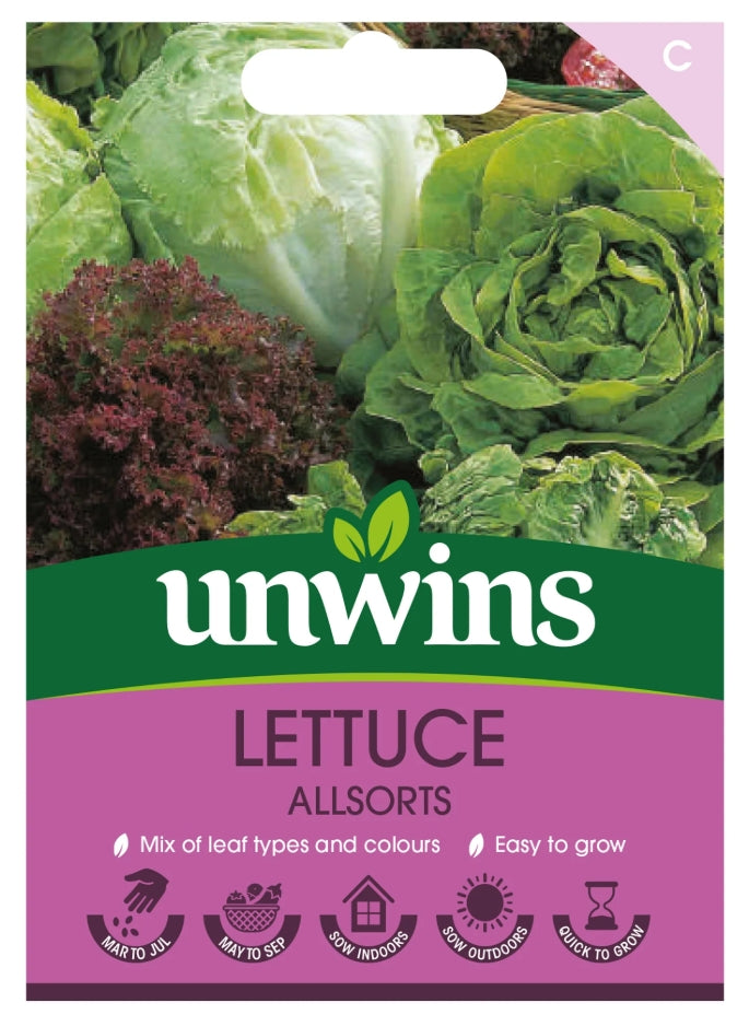 Unwins Lettuce Allsorts Seeds