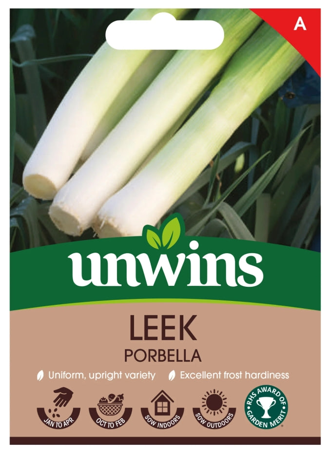 Unwins Leek Porbella Seeds