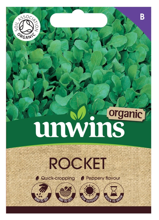 Unwins Organic Rocket Seeds