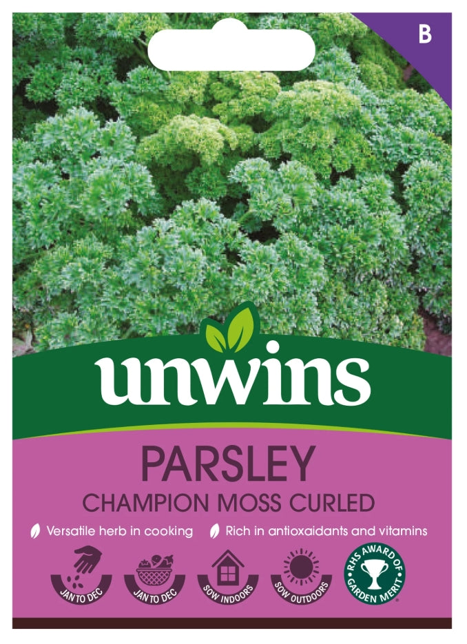 Unwins Parsley Champion Moss Curled Seeds