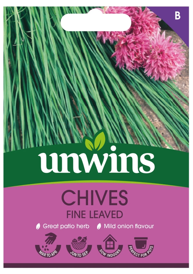 Unwins Chives Fine Leaved Seeds