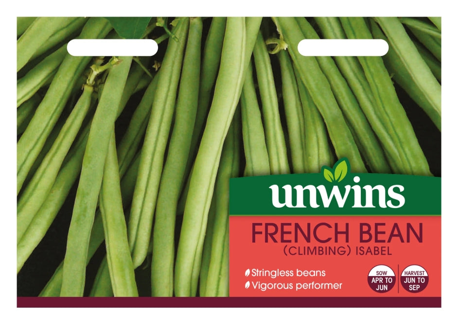 Unwins Climbing French Bean Isabel Seeds