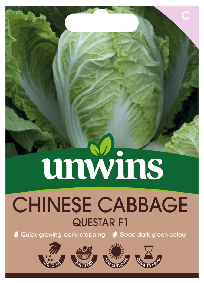 Unwins Chinese Cabbage Questar F1 Seeds