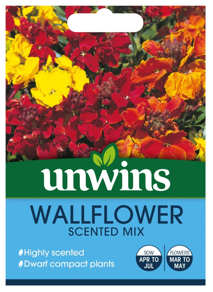 Unwins Wallflower Scented Mix Seeds