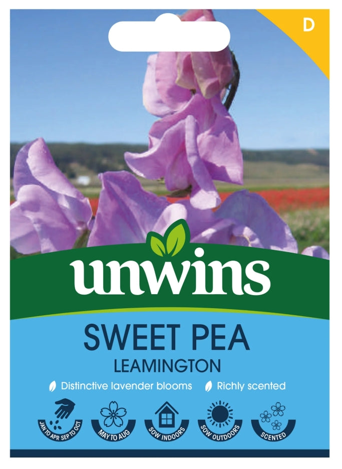 Unwins Sweet Pea Leamington Seeds
