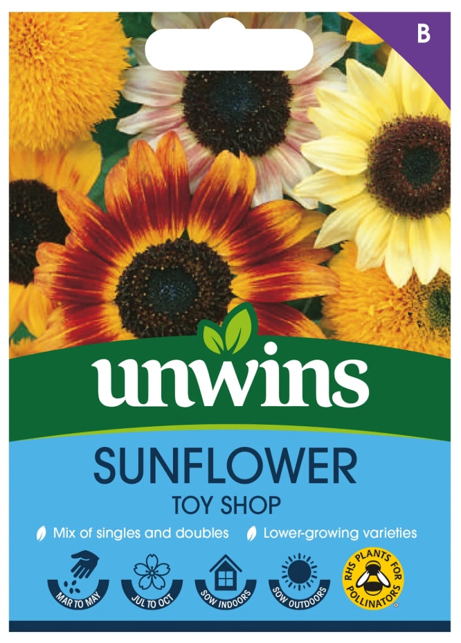 Unwins Sunflower Toy Shop Seeds