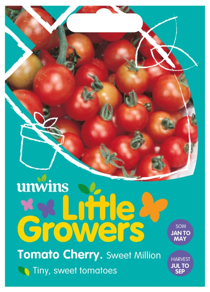 Unwins Little Growers Tomato Cherry Sweet Million Seeds