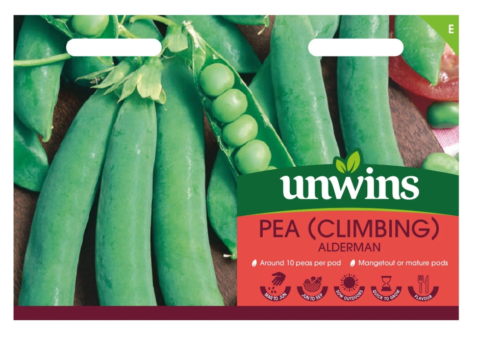 Unwins Climbing Pea Alderman Seeds