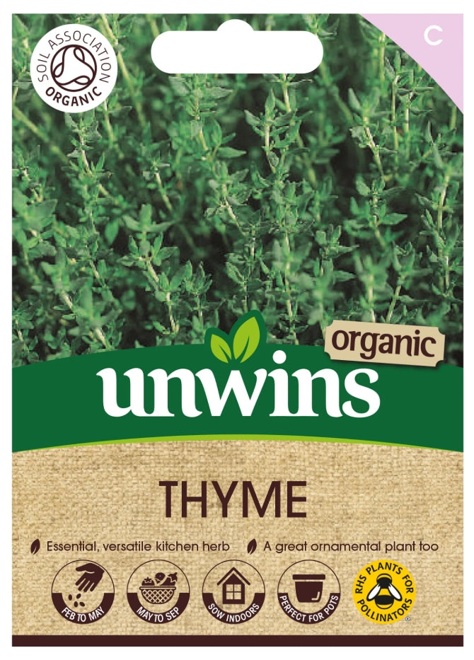 Unwins Organic Thyme Seeds