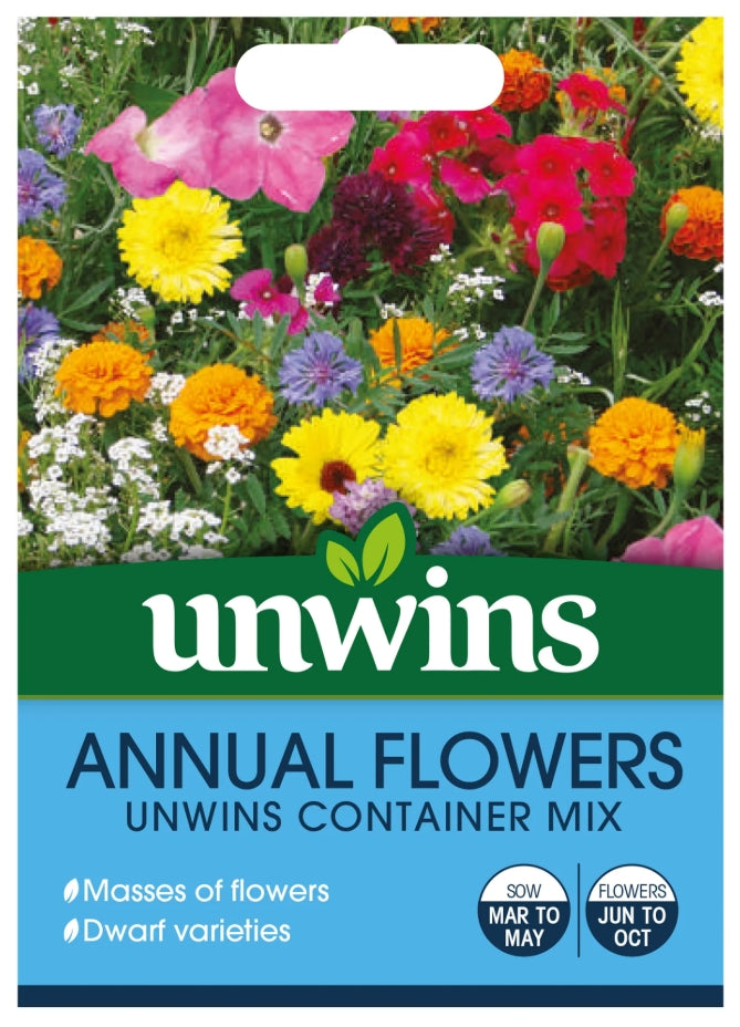 Unwins Annuals Flowers Unwins Container Mix Seeds
