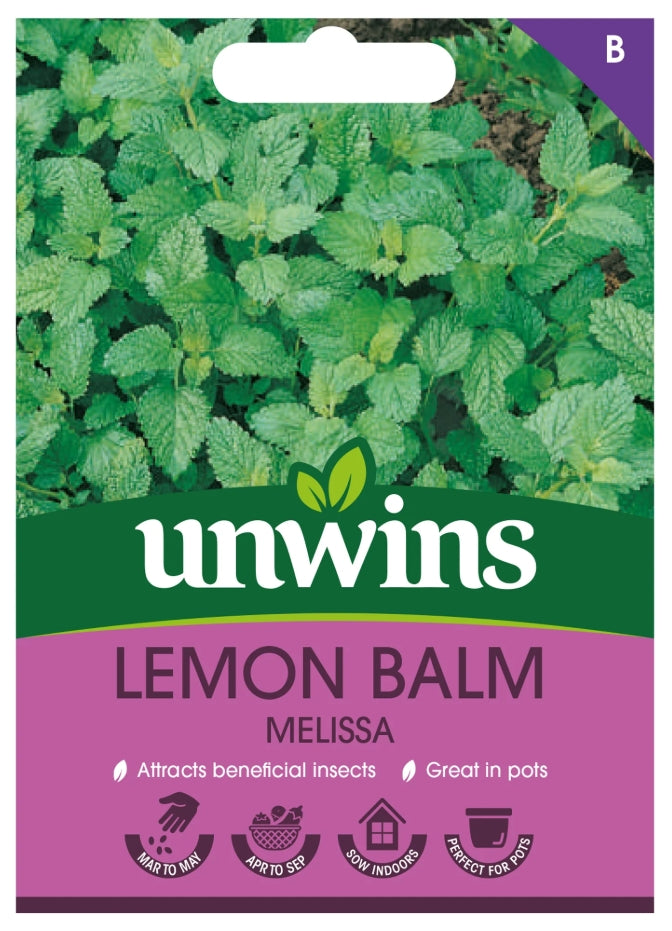 Unwins Lemon Balm Melissa Seeds