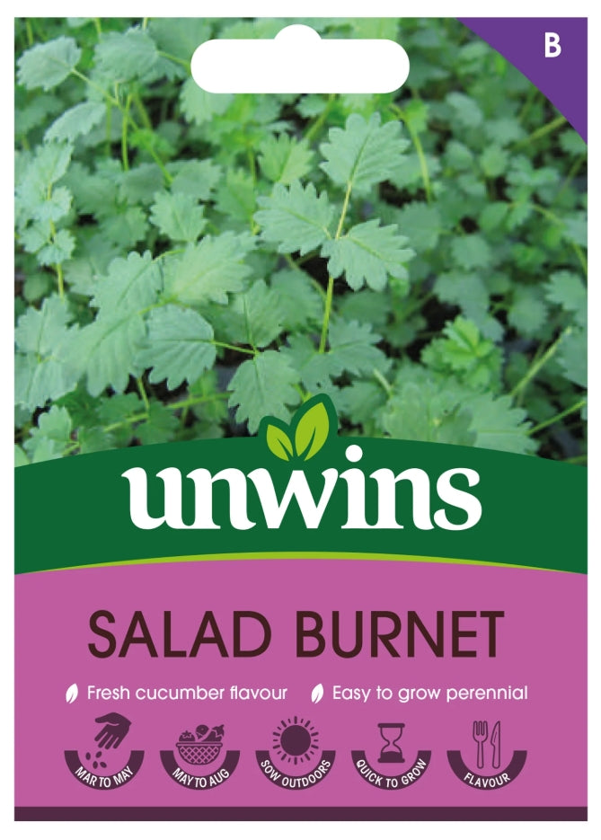 Unwins Salad Herb Burnet Seeds