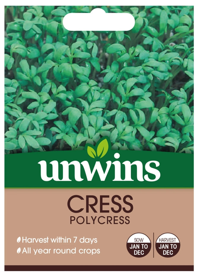 Unwins Cress Polycress Seeds