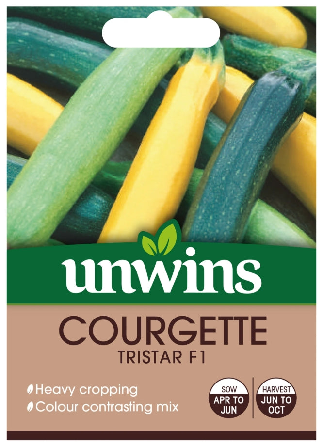 Unwins Courgette Tristar F1 Seeds